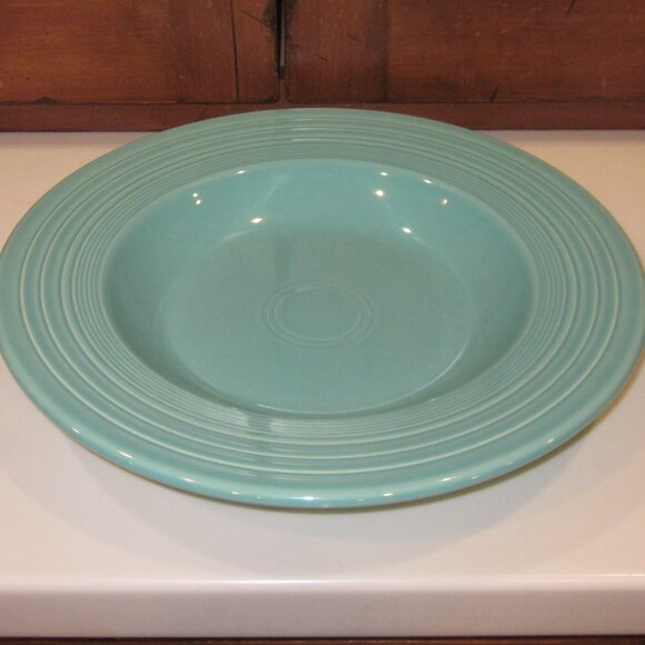 Fiesta Turquoise 12" Pasta Bowl - Picture 1 of 3